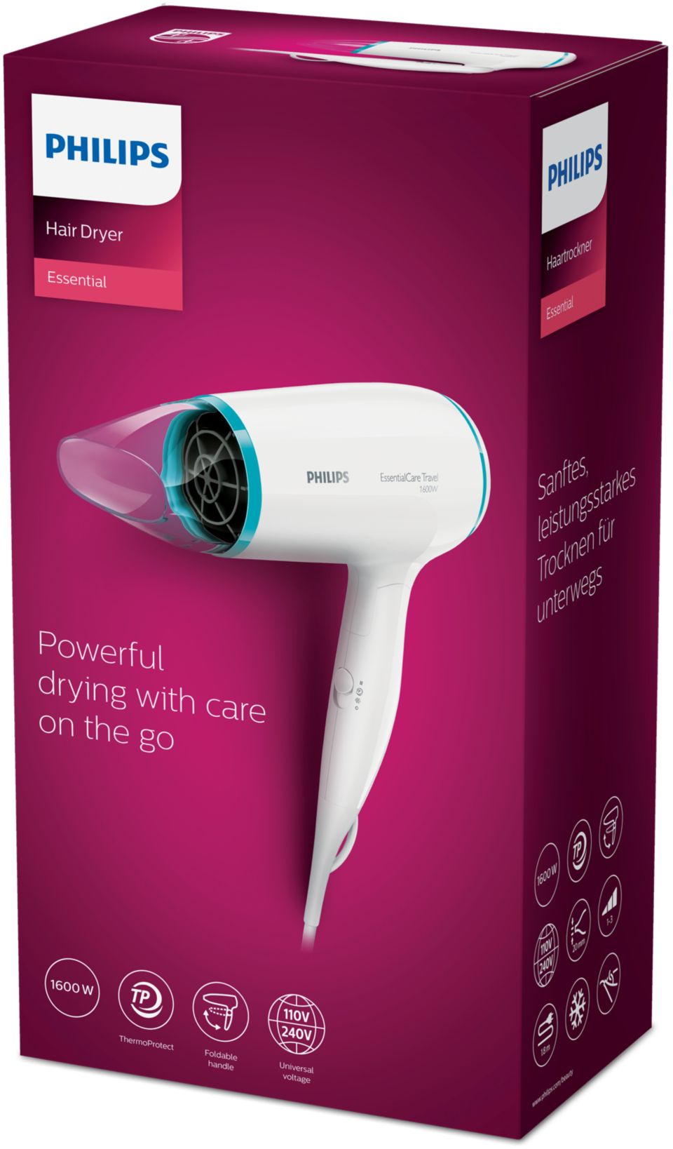 Essential Hair Dryer BHD006 00 Philips