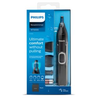 Philips Nose Trimmer Series 5000 Nose, ear, and eyebrow trimmer with 5 accessories