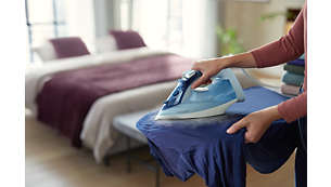 ระบบป้องกันน้ำหยดช่วยให้เสื้อไม่มีรอยจุดในขณะรีดผ้า