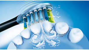 Technologie de brosse à dents Philips Sonicare