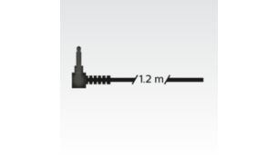1,2 m langes Kabel ideal für den Gebrauch im Freien