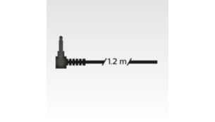 Кабель довжиною 1,2 м для прослуховування музики в дорозі