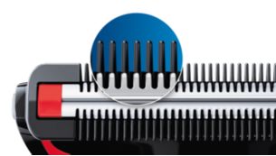 0.5mm の長さに整えながら肌を守る