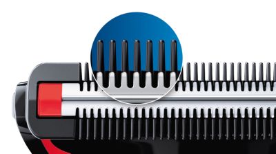 0.5mm の長さに整えながら肌を守る
