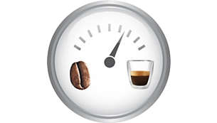Adjust coffee length, intensity, temperature and strength