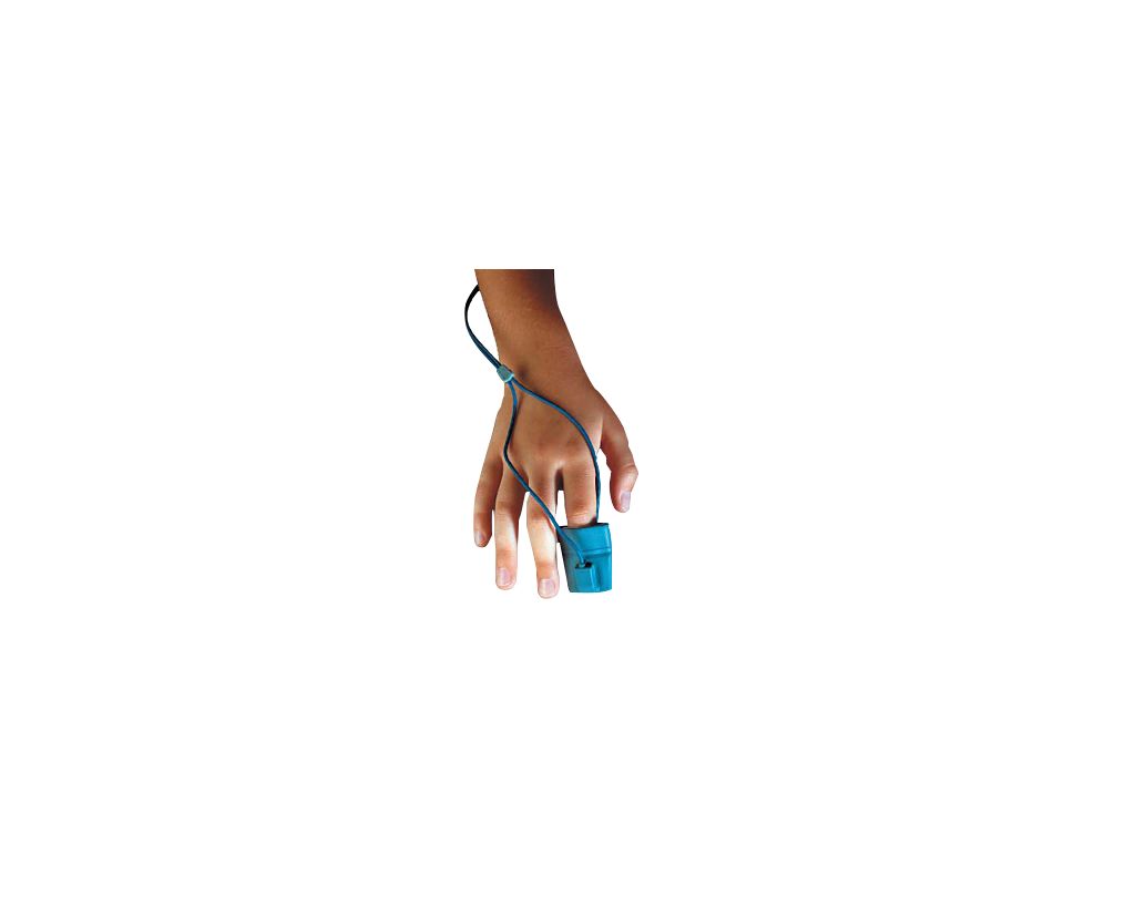 Reusable, pediatric/small adult SpO₂ glove sensor Pulse oximetry supplies