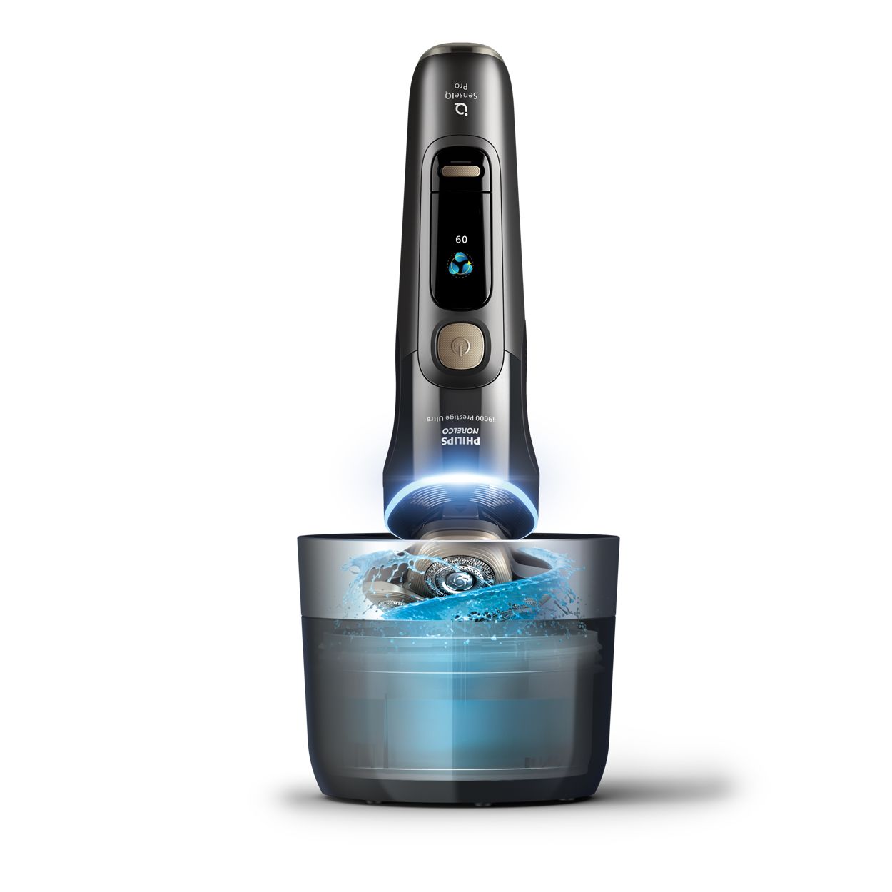 i9000 Prestige Ultra Wet&Dry Electric Shaver with SenseIQ Pro
