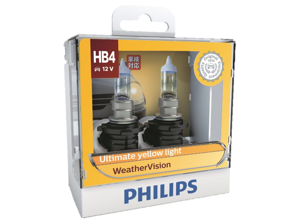 WeatherVision 車頭燈燈泡9006WVS2 | Philips