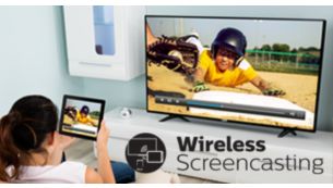 Répliquez l'écran d'un appareil intelligent sur votre téléviseur grâce au Wi-Fi