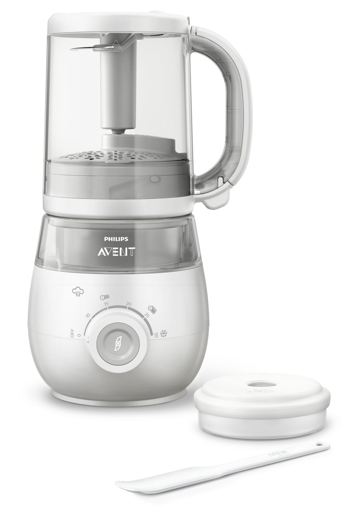 Stof verdrievoudigen wijsvinger 4-in-1 gezonde babyvoedingmaker SCF875/02 | Philips