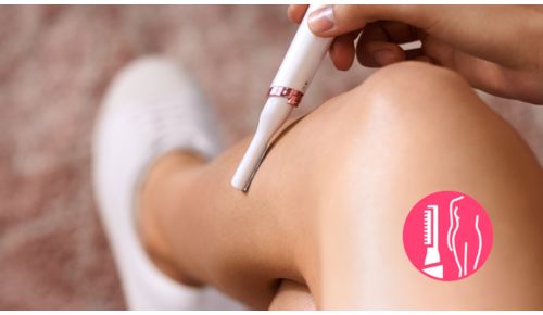 26-mm trimming head for easy removal of body hair