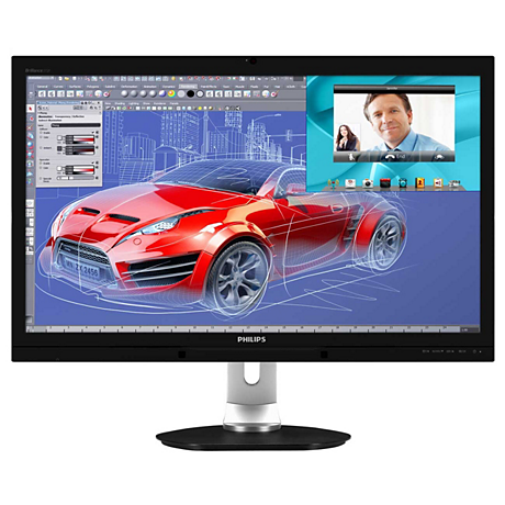 272P4QPJKEB/00 Brilliance Monitor LCD con webcam e MultiView
