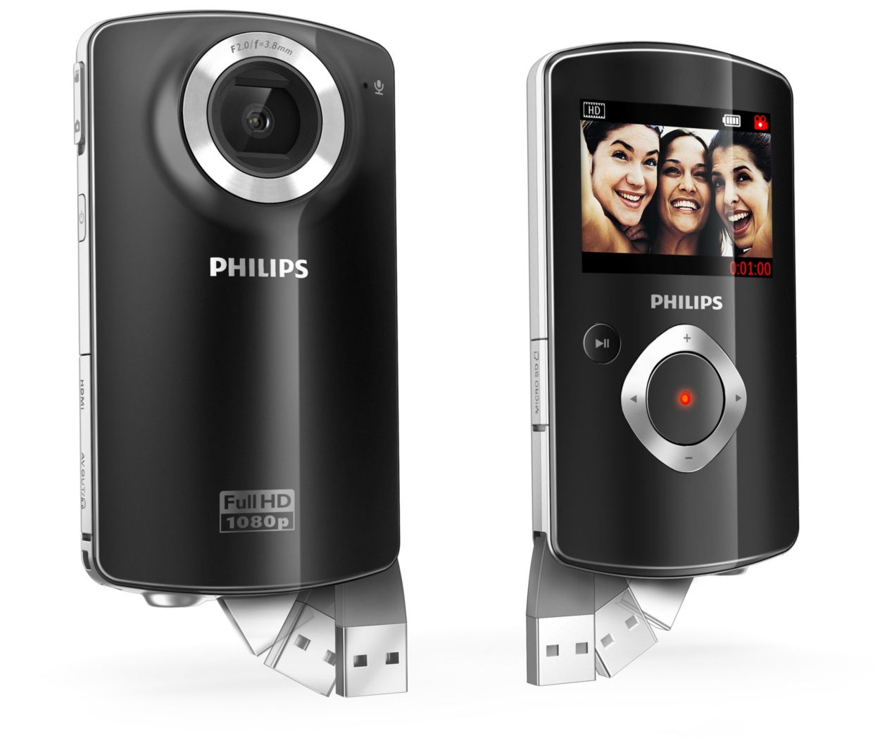 Видеокамера HD CAM101BL/12 | Philips