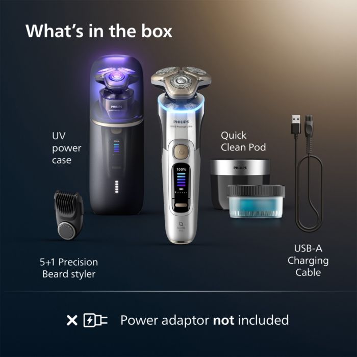 フィリップス i9000 Prestige Ultra XP9404/21 i9000 Prestige Ultra Wet&Dry Electric Shaver with SenseIQ Pro