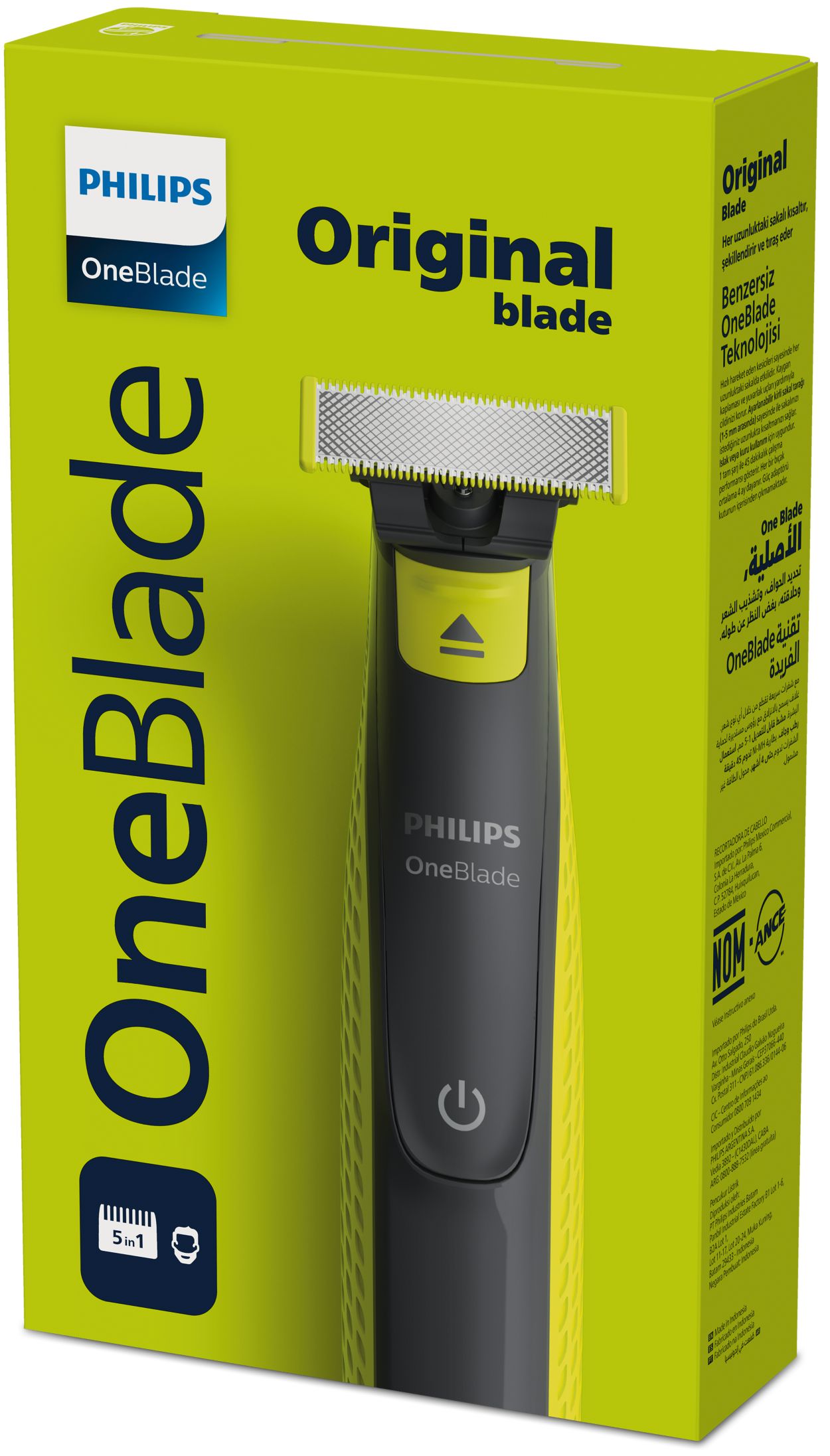 QP2724/22 PHILIPS ONE BLADE 360TONDRE DEFINIR ET RASER AVEC LAME EN BONUS  - Café – Rasoir & Cie