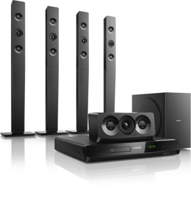 HTD5580 Домашний кинотеатр 5.1 с DVD HTD5580/51 | Philips