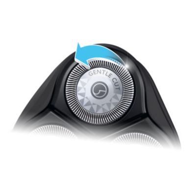 Rotary Comfort System effortlessly glides over your skin