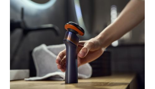 Rasatura sicura grazie all'impugnatura ergonomica antiscivolo