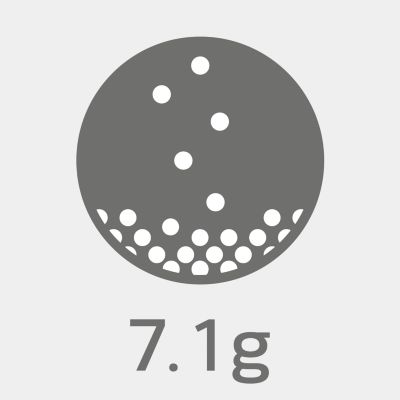 7.1-g ultra lightweight design provides ultimate comfort*