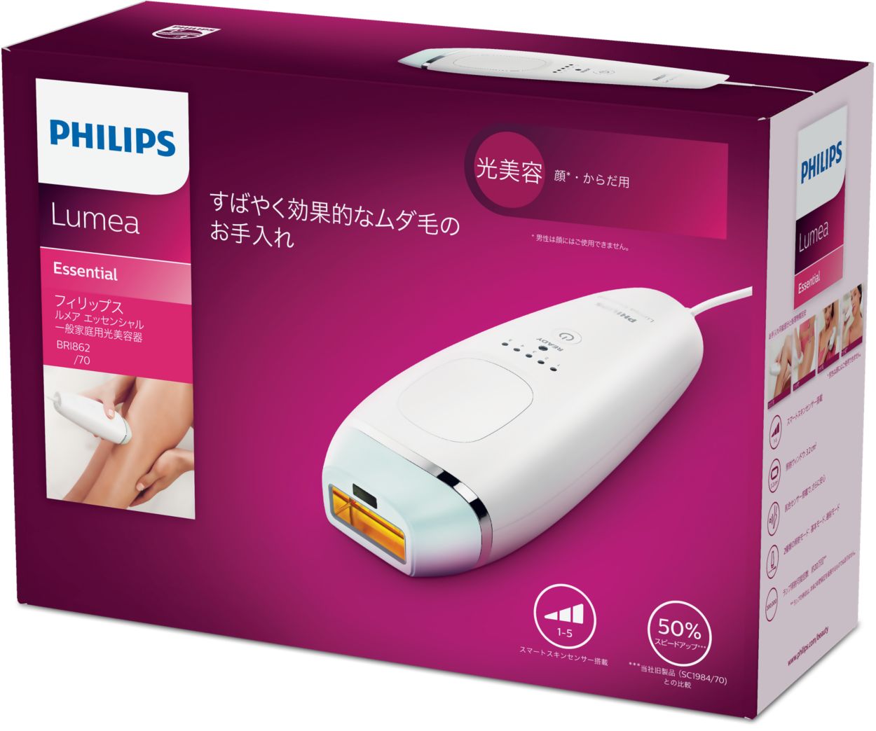 Lumea Essential ルメア エッセンシャル BRI862/70 | Philips