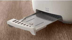 Removable crumb tray for easy cleaning