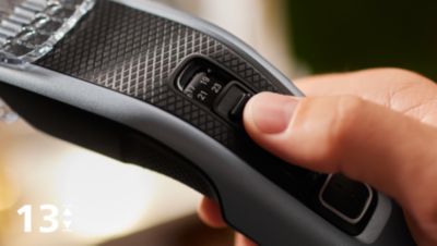 Adjust hair length from 0.5 mm to 23 mm easily