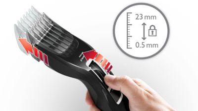 Easy to select and lock in 13 length settings