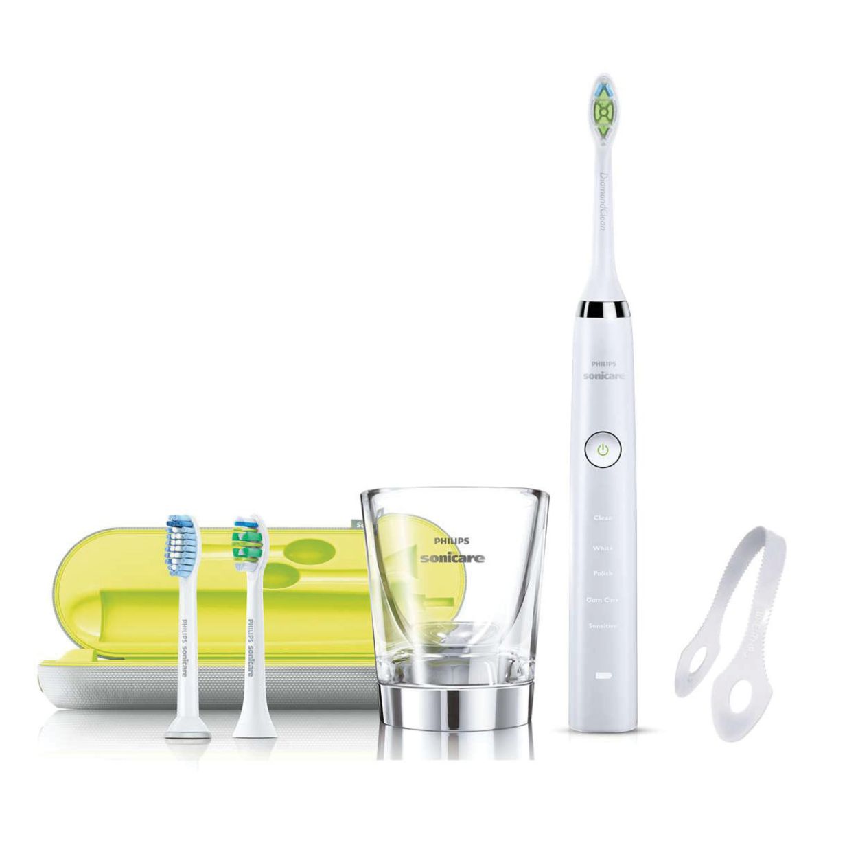 Электрическая зубная щетка Philips Sonicare DiamondClean HX9332/35 с  зарядным стаканом и дорожным футляром | Philips Sonicare