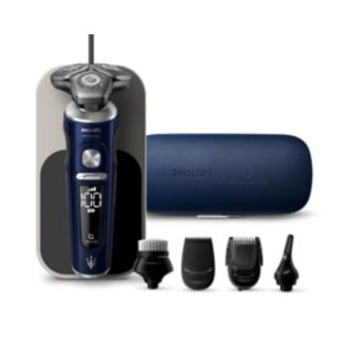 Shaver S9000 Prestige 搭载 SkinIQ 技术的干湿两用电动剃须刀