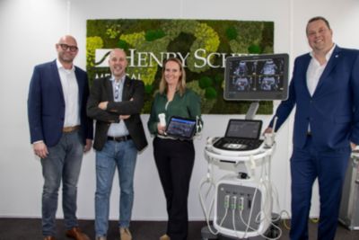 Henry schein demonstratie van medische apparatuur