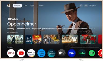 Google TV streaming device included