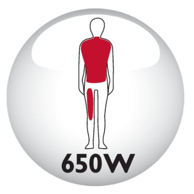 650 Watt infrared halogen lamp