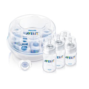 MICROWAVE STERILISER STARTER SET UK PROM