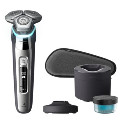 Bild von Philips Shaver series 9000 - Elektrischer Nass- und Trockenrasierer mit SkinIQ - S9975/55