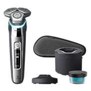 Shaver series 9000 Elektrisk shaver til våd og tør barbering med SkinIQ