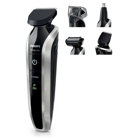 QG3379/15 Multigroom series 7000 kit à prova d'água de aparagem para ROSTO, CORPO