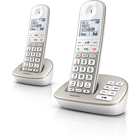 XL4952S/05  Trådløs telefon med telefonsvarer