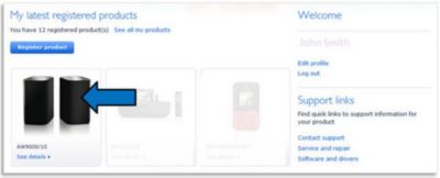Add Internet station to my Philips AW speaker