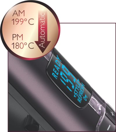 Retoca tu peinado de una manera más sana, gracias a los ajustes automáticos con temperaturas más suaves