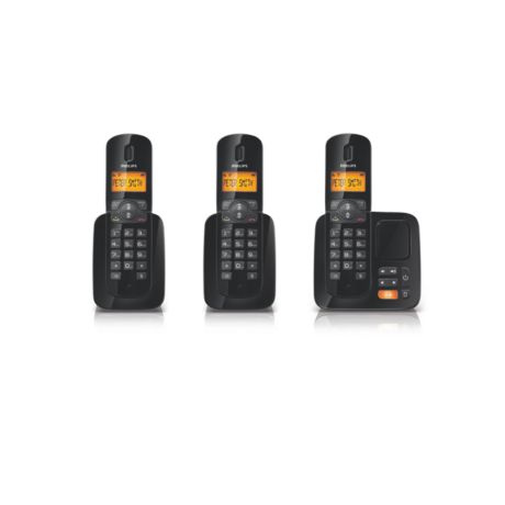 CD1863B/FR BeNear Téléphone fixe sans fil avec répondeur