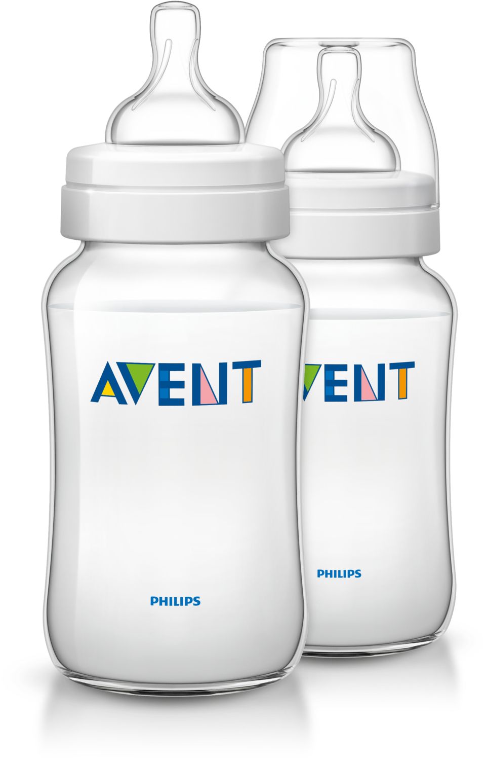 Biberón Philips Avent Natural de Cuello Ancho, 11 oz (2 uds) –