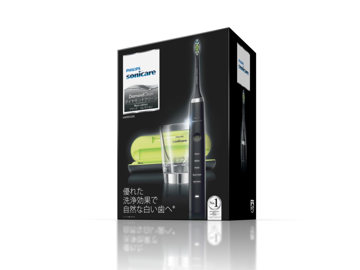 DiamondClean ソニッケアー ダイヤモンドクリーン HX9312/55 | Sonicare