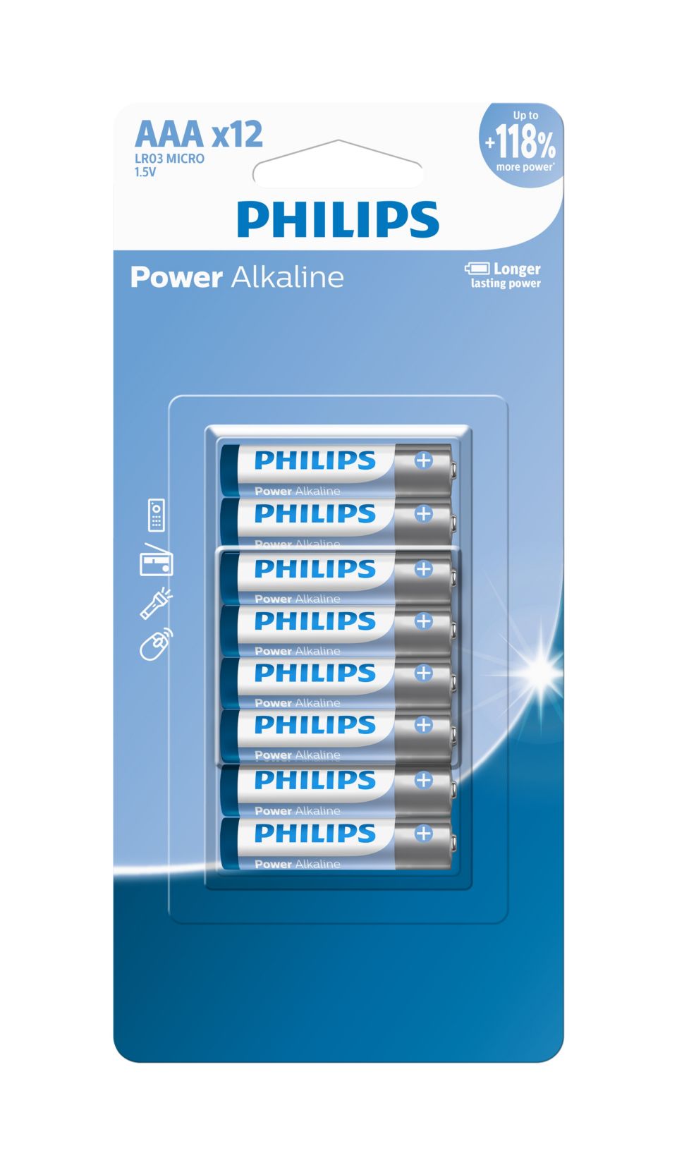 Alkaline tech is ideal for energy hungry devices.