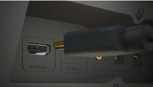 HDMI ARC. Steuern Sie die Soundbar ganz einfach mit der Fernbedienung Ihres Fernsehers