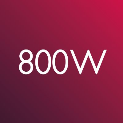 800W 功率讓您打理美麗髮型