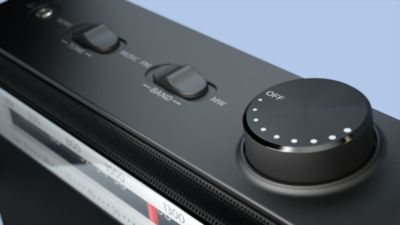 Lihtsad juhtnupud. Suur volüüminupp