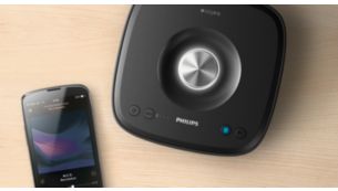 Draadloos muziek afspelen in één kamer via Bluetooth