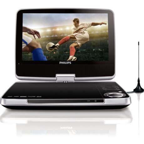 PD9005/12  Tragbarer DVD-Player und Fernseher