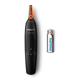 Nose trimmer series 1000 Comfortable nose and ear trimmer