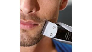 Trim your face, neck and sideburns to complete your look